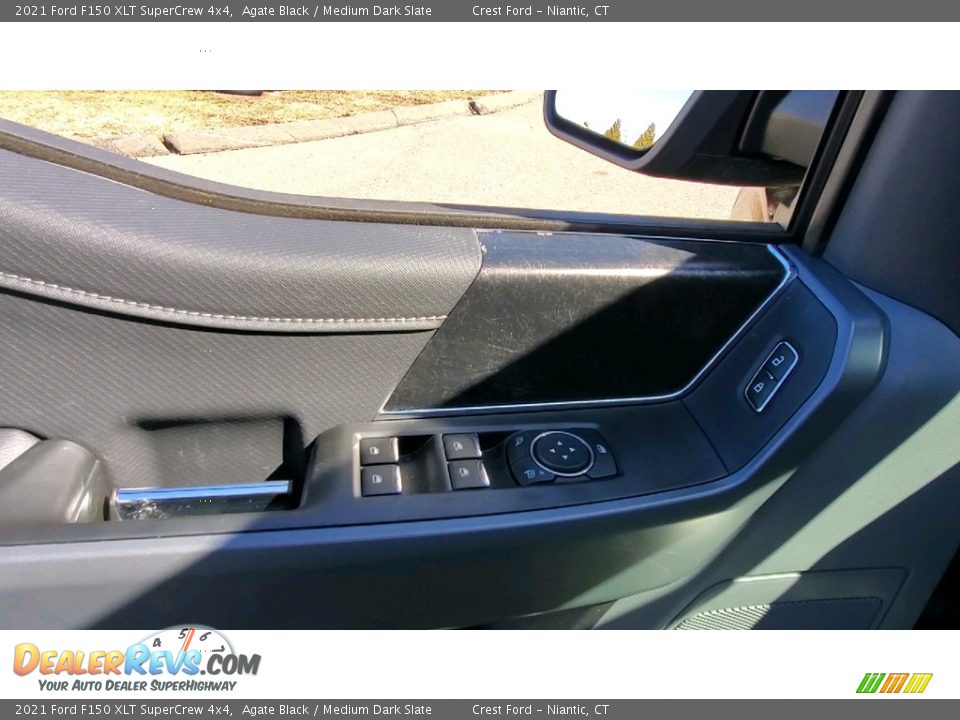 2021 Ford F150 XLT SuperCrew 4x4 Agate Black / Medium Dark Slate Photo #12
