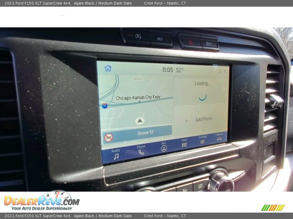 2021 Ford F150 XLT SuperCrew 4x4 Agate Black / Medium Dark Slate Photo #14