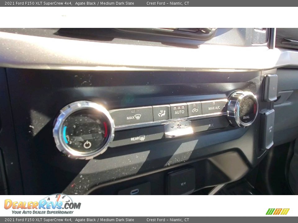 2021 Ford F150 XLT SuperCrew 4x4 Agate Black / Medium Dark Slate Photo #15