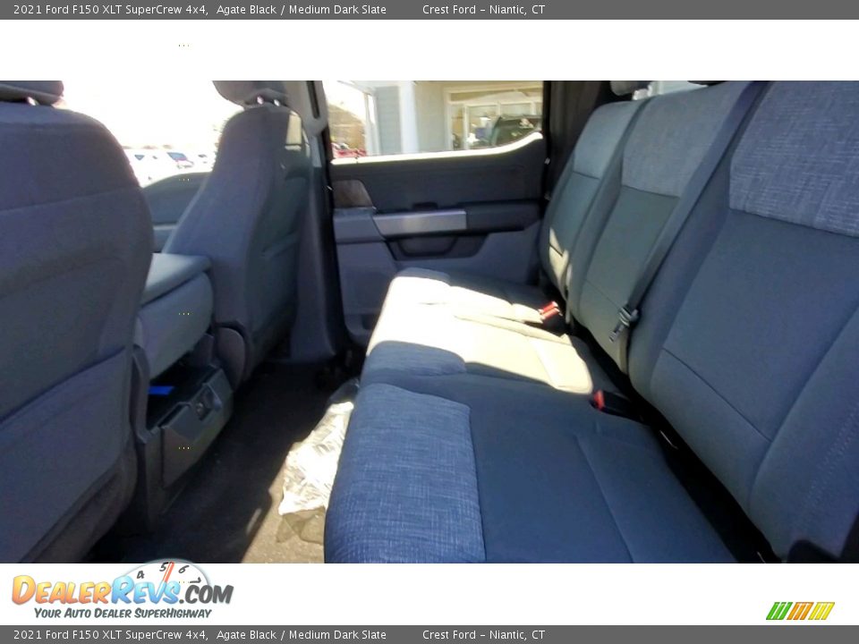 2021 Ford F150 XLT SuperCrew 4x4 Agate Black / Medium Dark Slate Photo #17