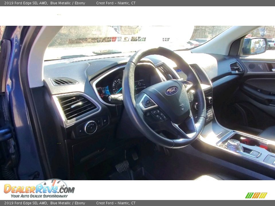 2019 Ford Edge SEL AWD Blue Metallic / Ebony Photo #11