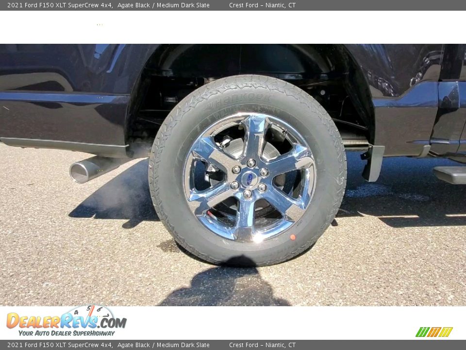2021 Ford F150 XLT SuperCrew 4x4 Agate Black / Medium Dark Slate Photo #21