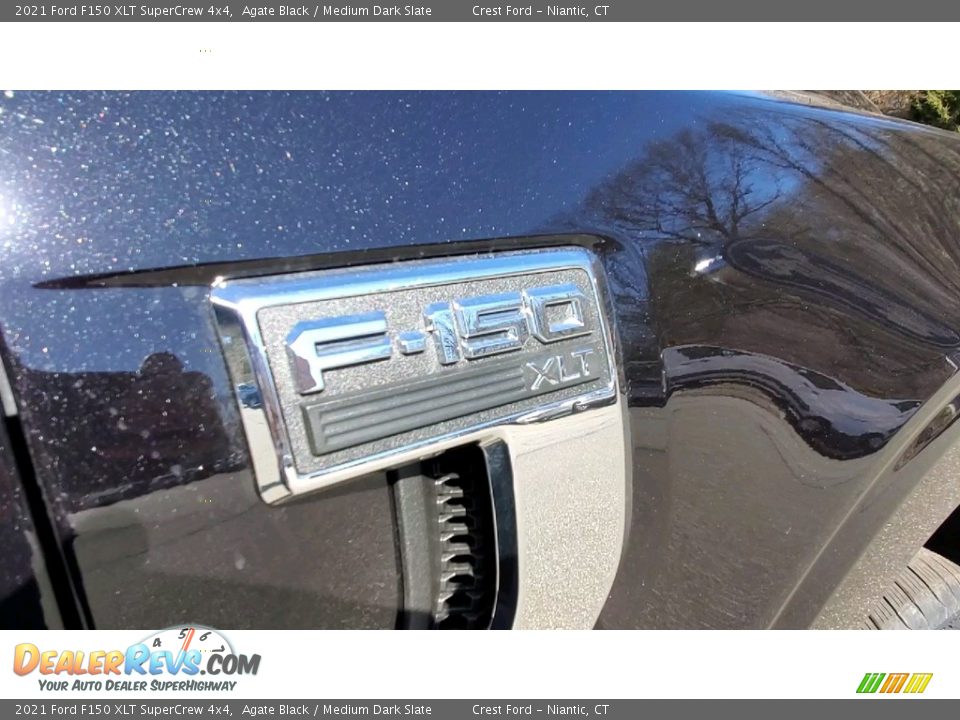 2021 Ford F150 XLT SuperCrew 4x4 Agate Black / Medium Dark Slate Photo #25