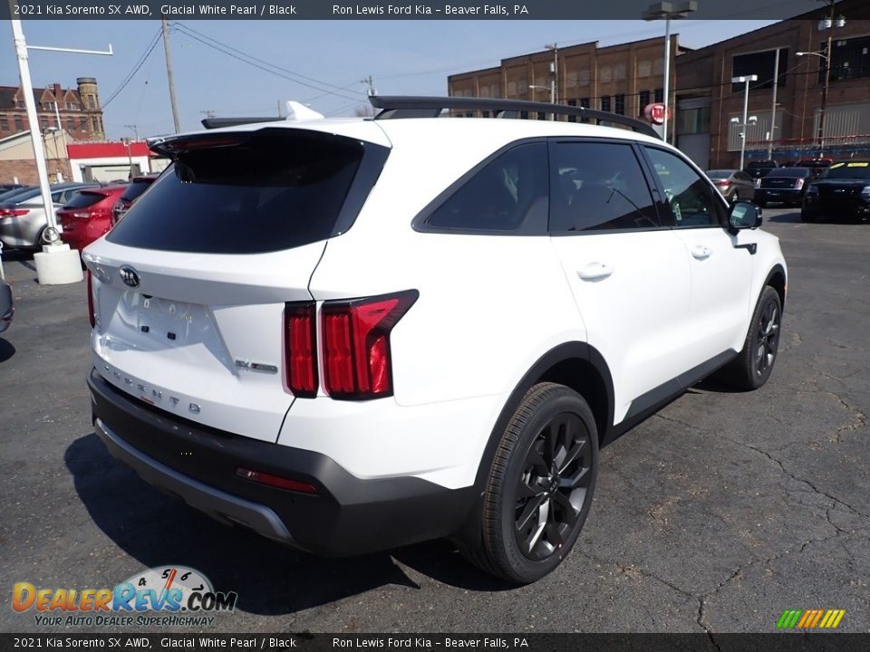 2021 Kia Sorento SX AWD Glacial White Pearl / Black Photo #2
