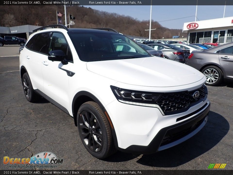 2021 Kia Sorento SX AWD Glacial White Pearl / Black Photo #3