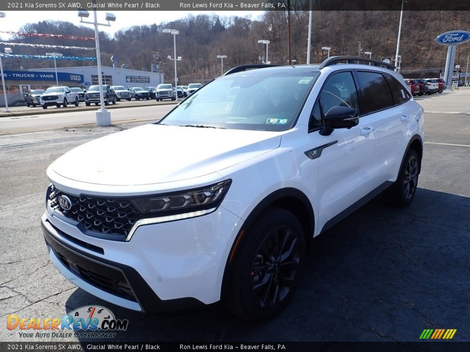 2021 Kia Sorento SX AWD Glacial White Pearl / Black Photo #5