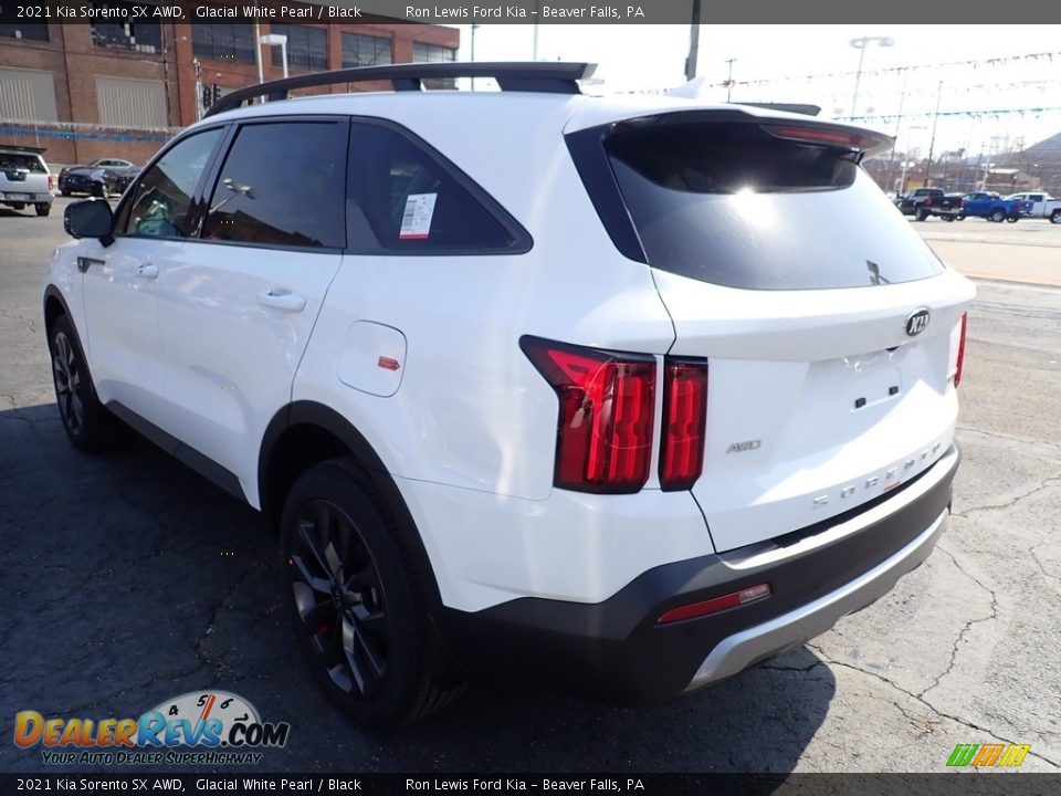 2021 Kia Sorento SX AWD Glacial White Pearl / Black Photo #7