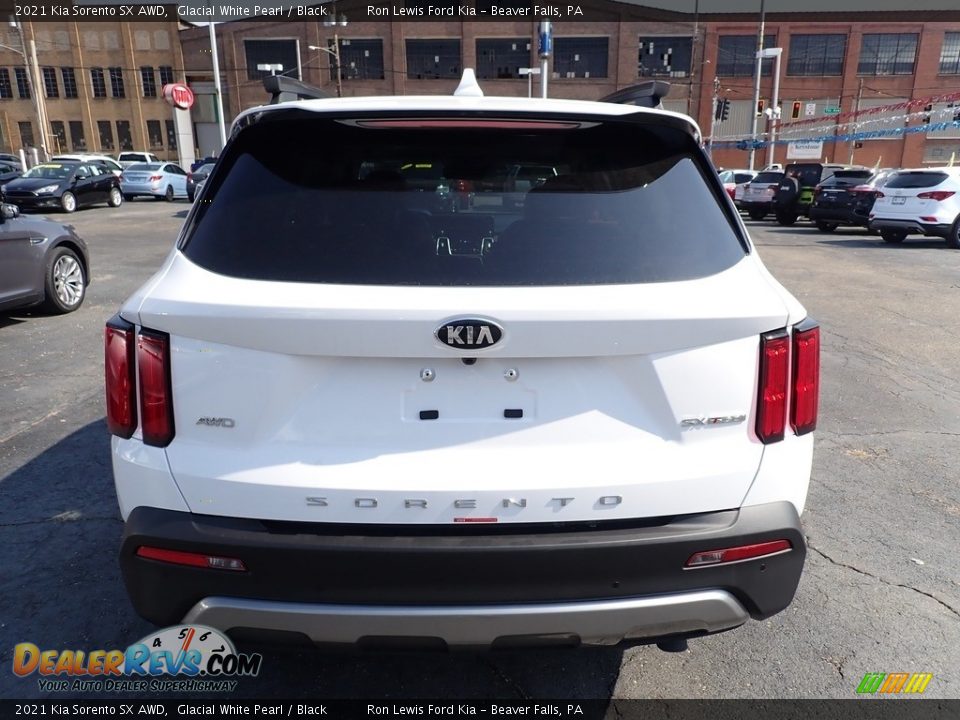 2021 Kia Sorento SX AWD Glacial White Pearl / Black Photo #8