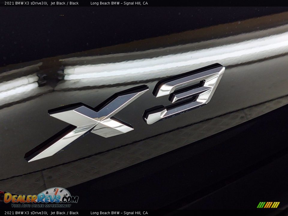 2021 BMW X3 sDrive30i Jet Black / Black Photo #8