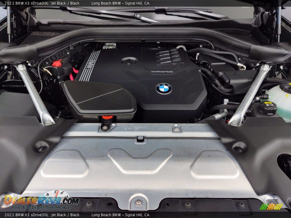 2021 BMW X3 sDrive30i Jet Black / Black Photo #9