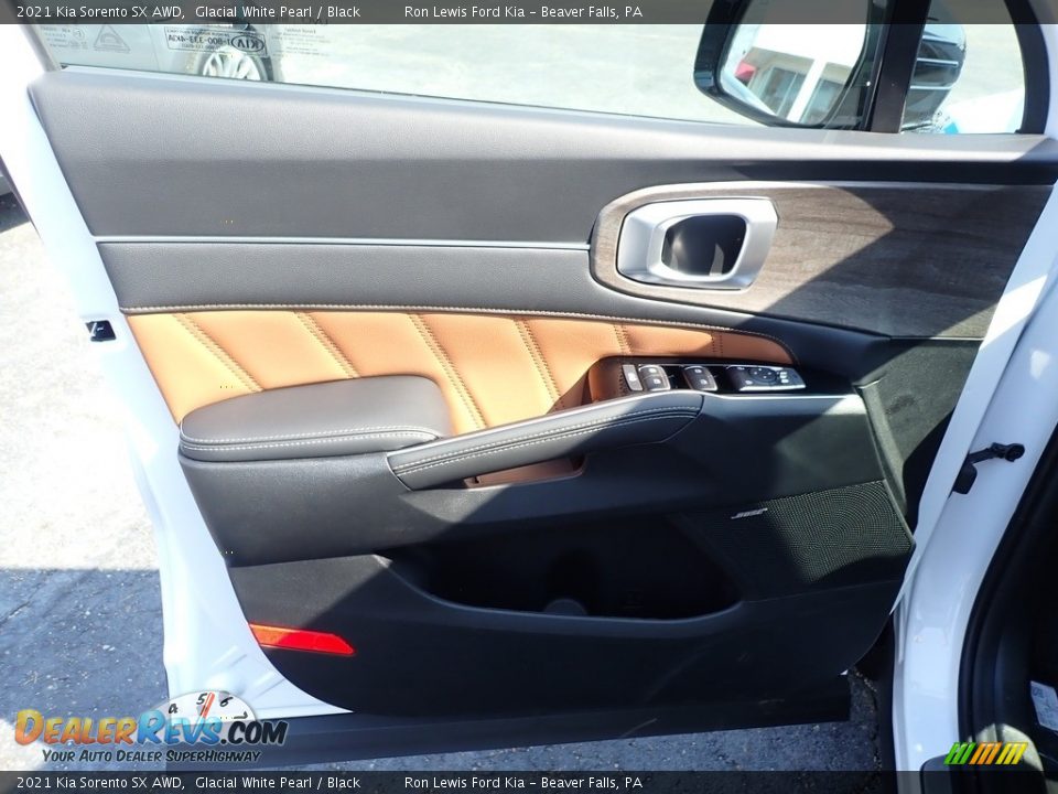 2021 Kia Sorento SX AWD Glacial White Pearl / Black Photo #16