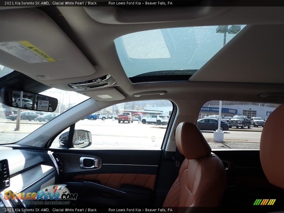 2021 Kia Sorento SX AWD Glacial White Pearl / Black Photo #18
