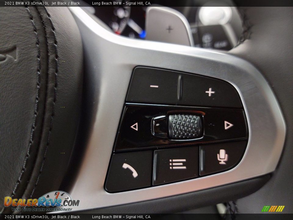 2021 BMW X3 sDrive30i Steering Wheel Photo #16