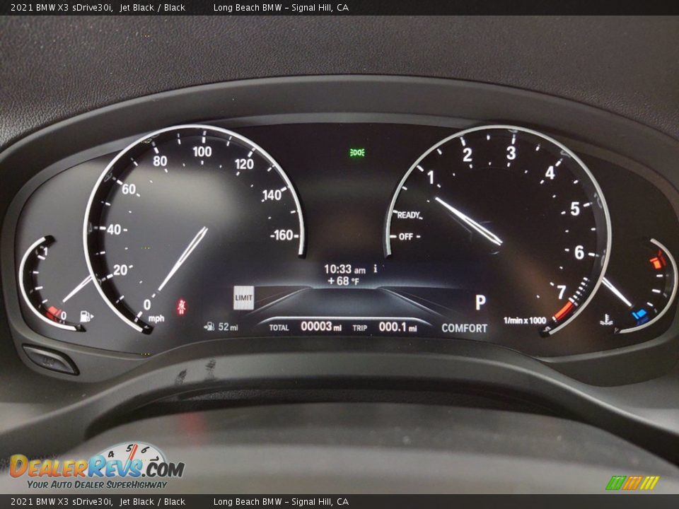 2021 BMW X3 sDrive30i Gauges Photo #17