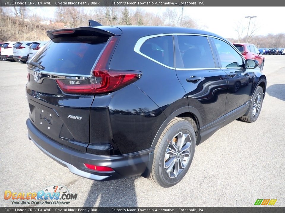 2021 Honda CR-V EX AWD Crystal Black Pearl / Black Photo #4