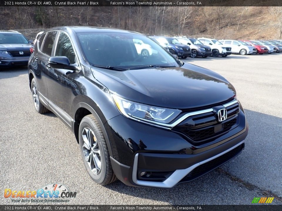 2021 Honda CR-V EX AWD Crystal Black Pearl / Black Photo #5