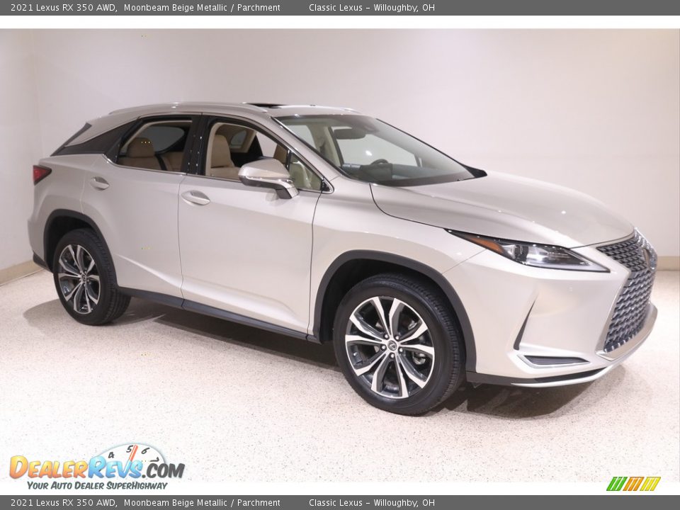 Moonbeam Beige Metallic 2021 Lexus RX 350 AWD Photo #1