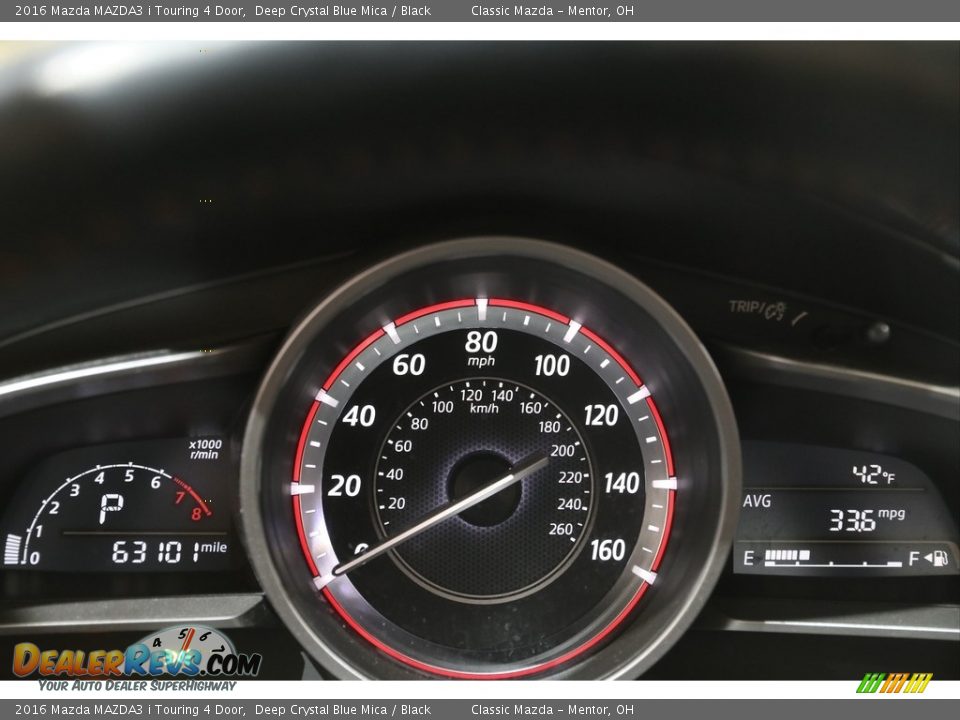 2016 Mazda MAZDA3 i Touring 4 Door Gauges Photo #8