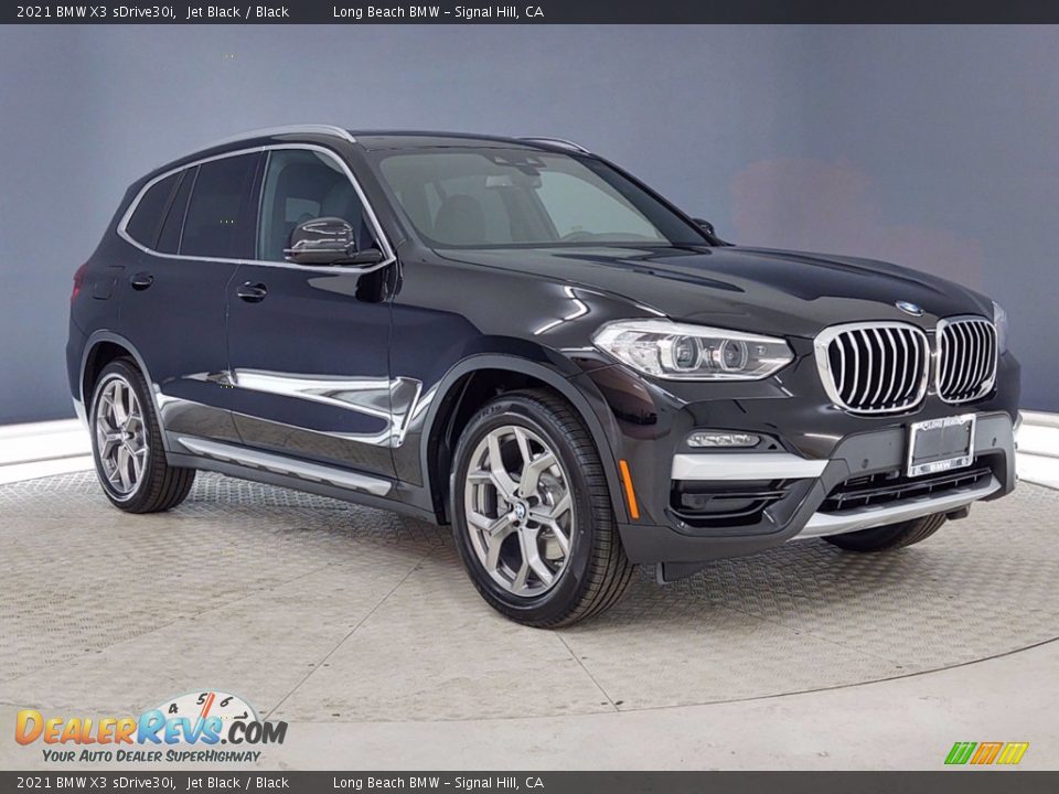 2021 BMW X3 sDrive30i Jet Black / Black Photo #27