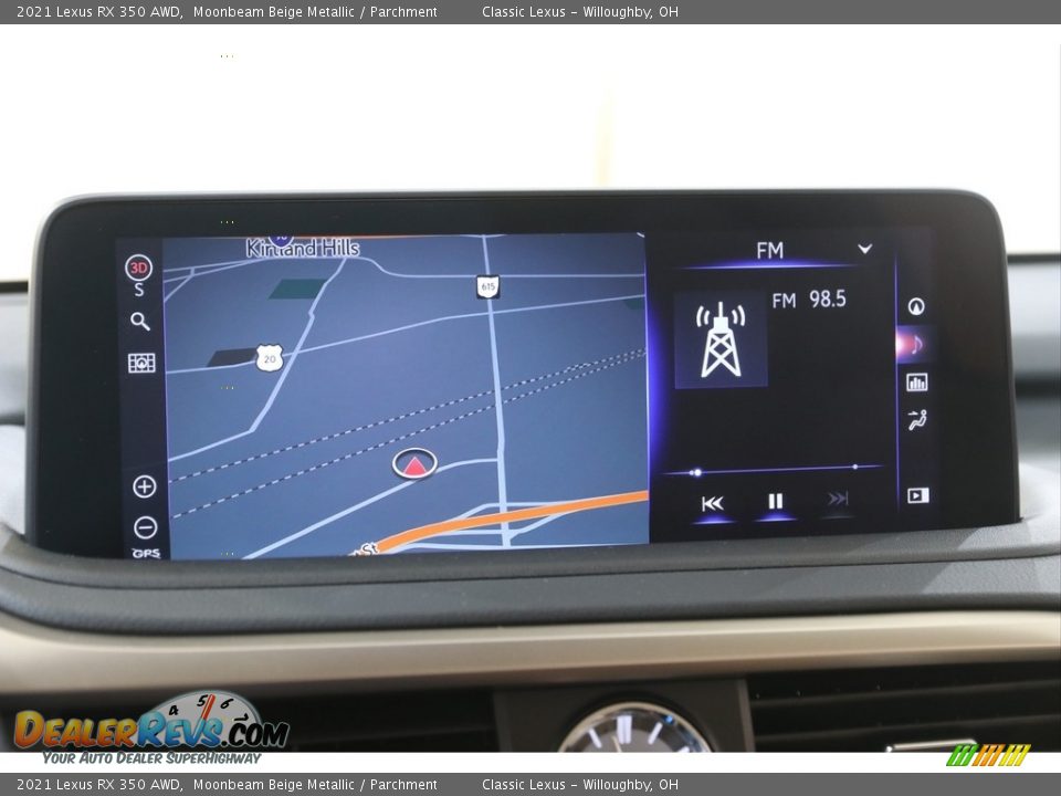 Navigation of 2021 Lexus RX 350 AWD Photo #11