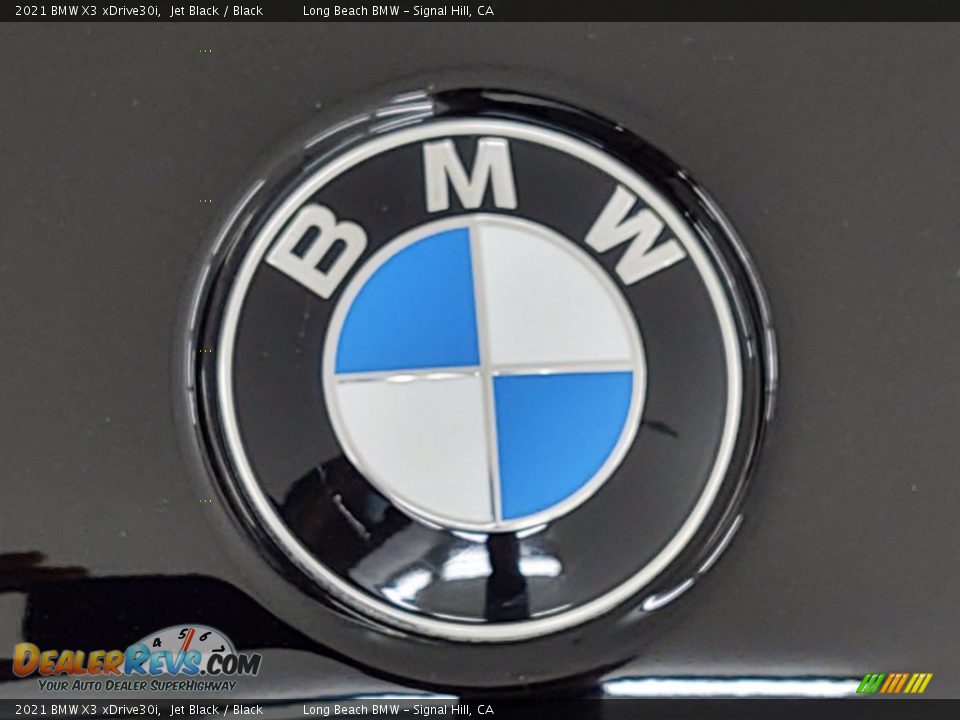 2021 BMW X3 xDrive30i Jet Black / Black Photo #5