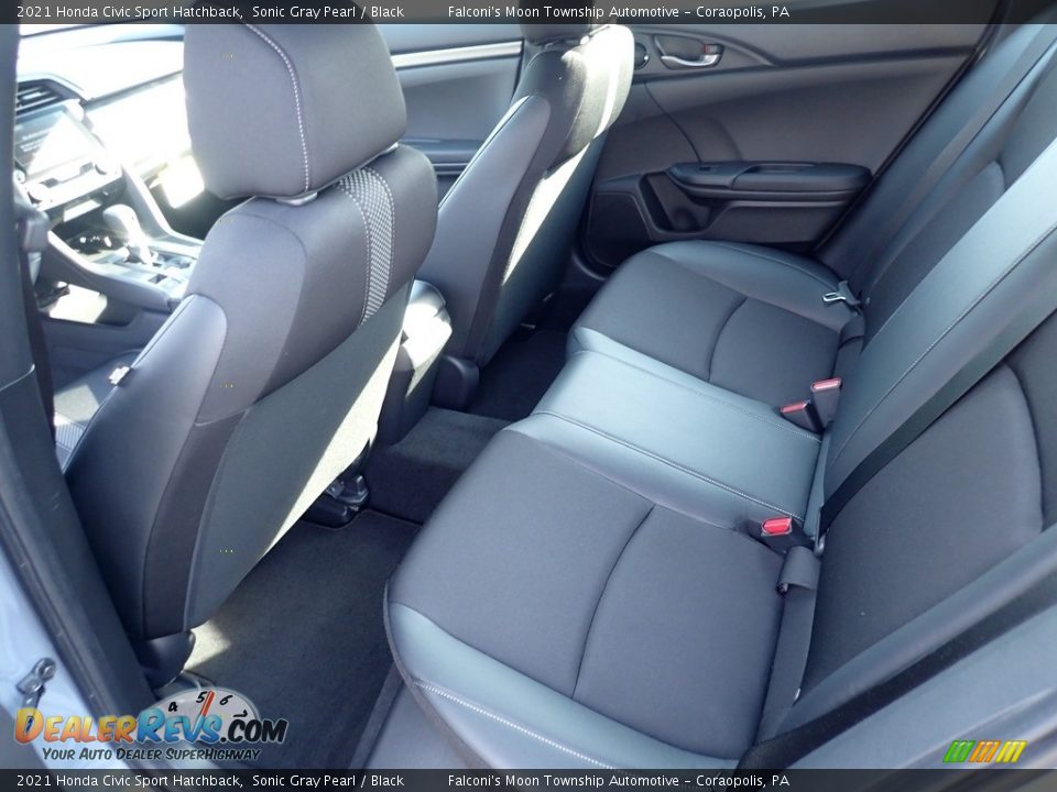 2021 Honda Civic Sport Hatchback Sonic Gray Pearl / Black Photo #9