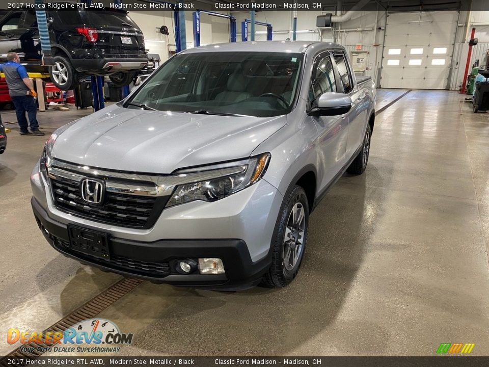 2017 Honda Ridgeline RTL AWD Modern Steel Metallic / Black Photo #1