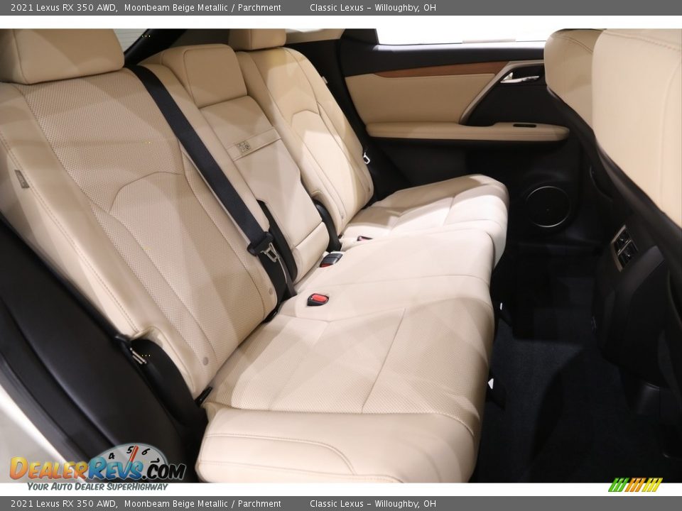 Rear Seat of 2021 Lexus RX 350 AWD Photo #19