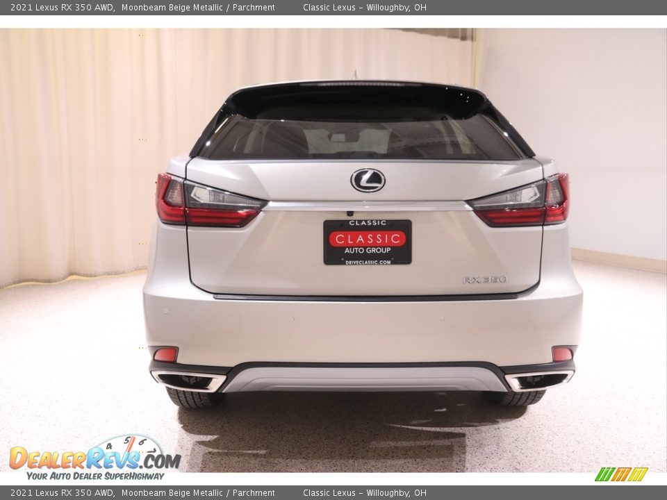 2021 Lexus RX 350 AWD Moonbeam Beige Metallic / Parchment Photo #21