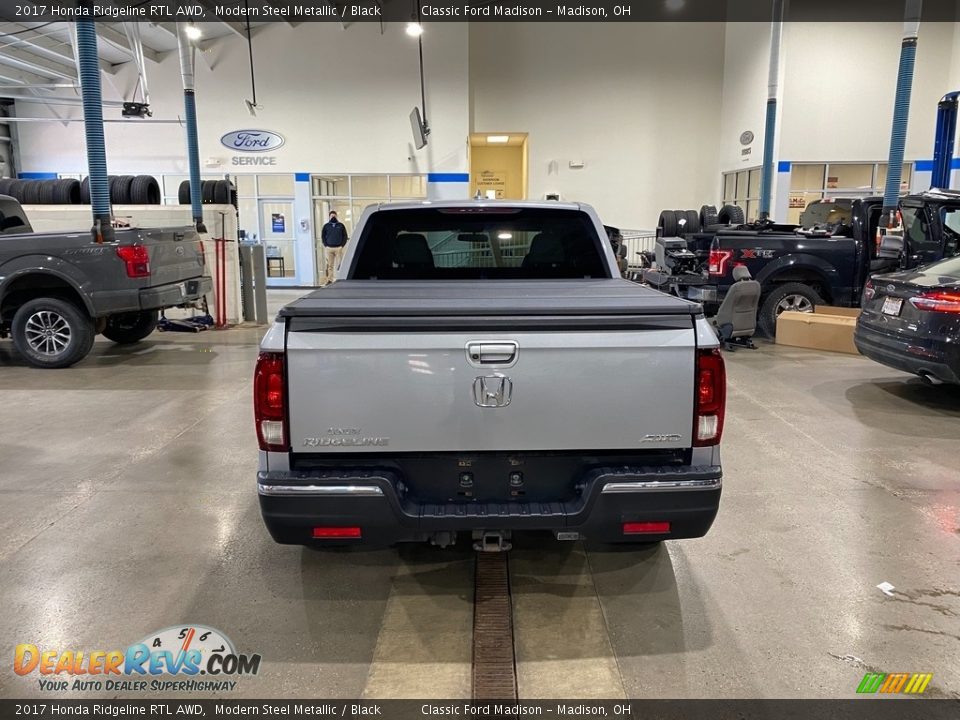 2017 Honda Ridgeline RTL AWD Modern Steel Metallic / Black Photo #5