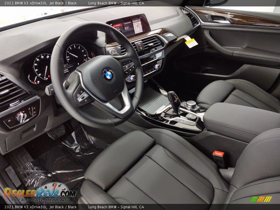 2021 BMW X3 xDrive30i Jet Black / Black Photo #12