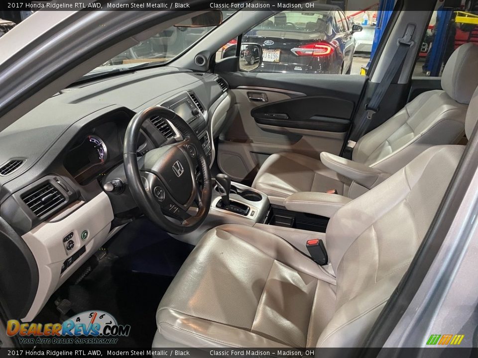 2017 Honda Ridgeline RTL AWD Modern Steel Metallic / Black Photo #8