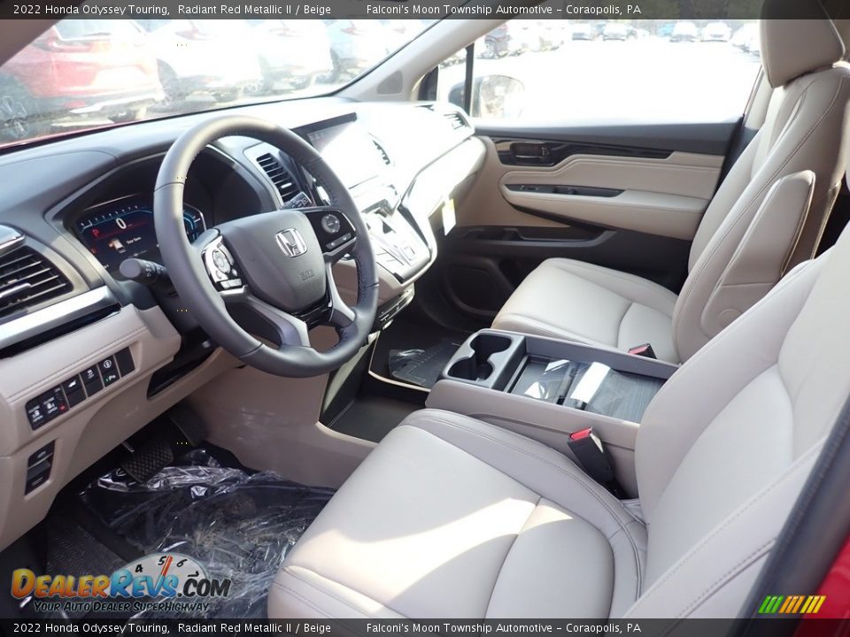 Beige Interior - 2022 Honda Odyssey Touring Photo #8