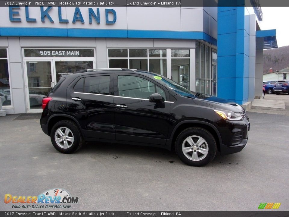 2017 Chevrolet Trax LT AWD Mosaic Black Metallic / Jet Black Photo #1