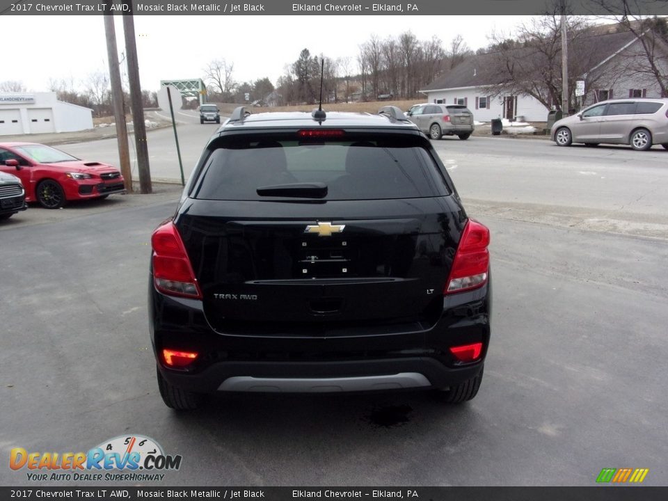 2017 Chevrolet Trax LT AWD Mosaic Black Metallic / Jet Black Photo #3