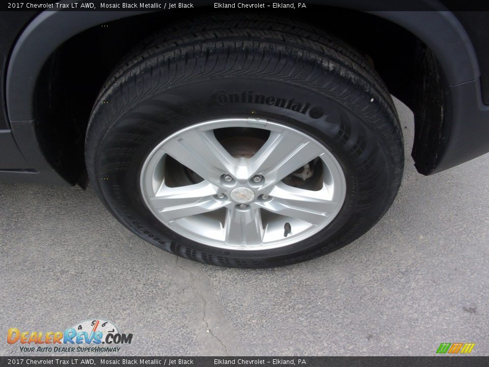 2017 Chevrolet Trax LT AWD Mosaic Black Metallic / Jet Black Photo #8