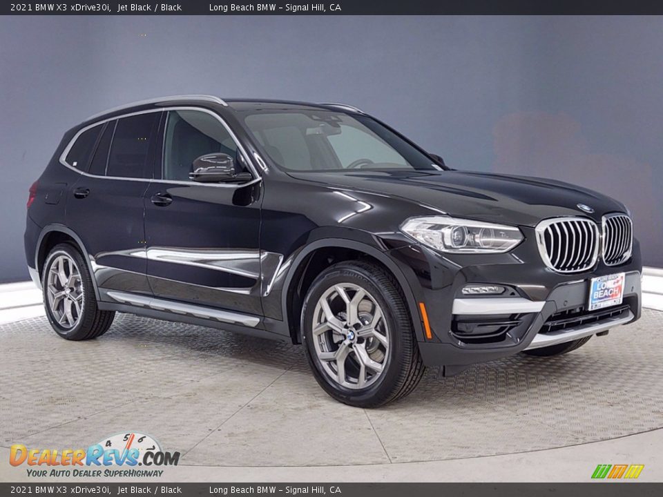 2021 BMW X3 xDrive30i Jet Black / Black Photo #27