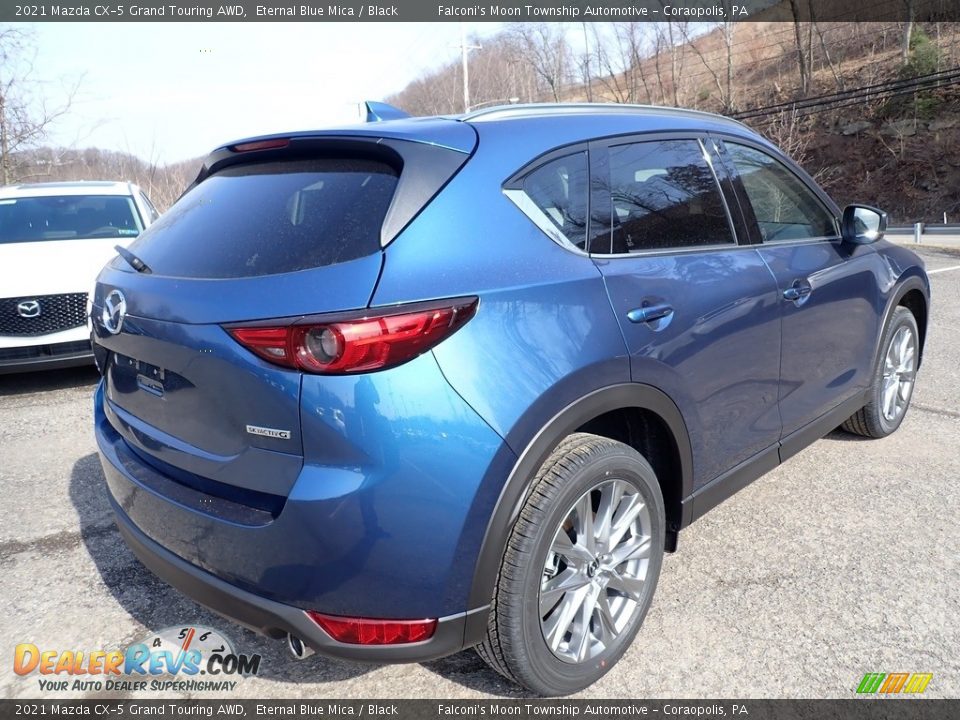 2021 Mazda CX-5 Grand Touring AWD Eternal Blue Mica / Black Photo #2