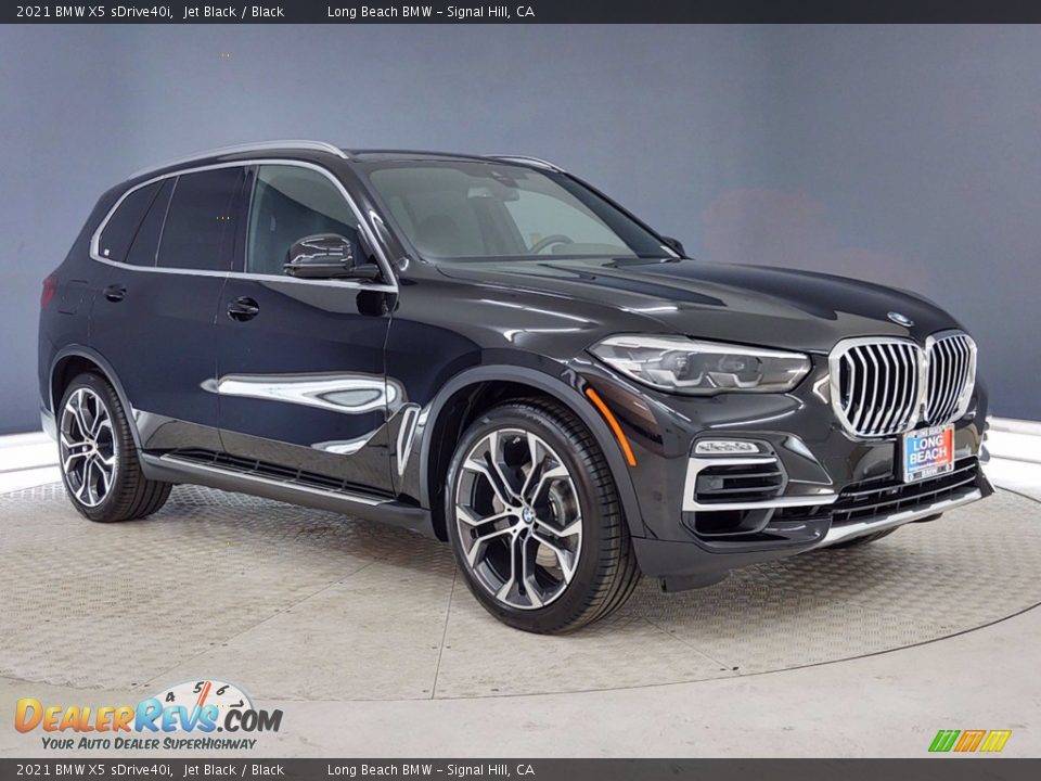 2021 BMW X5 sDrive40i Jet Black / Black Photo #1