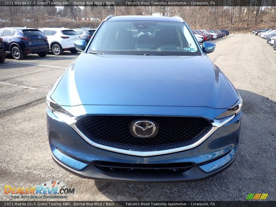 2021 Mazda CX-5 Grand Touring AWD Eternal Blue Mica / Black Photo #4