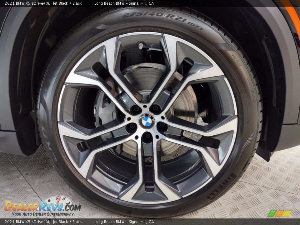 2021 BMW X5 sDrive40i Jet Black / Black Photo #3