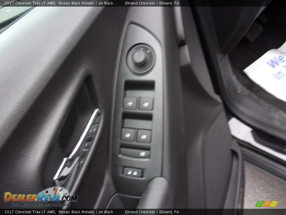 2017 Chevrolet Trax LT AWD Mosaic Black Metallic / Jet Black Photo #13