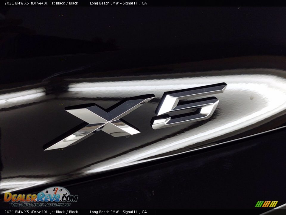 2021 BMW X5 sDrive40i Jet Black / Black Photo #8