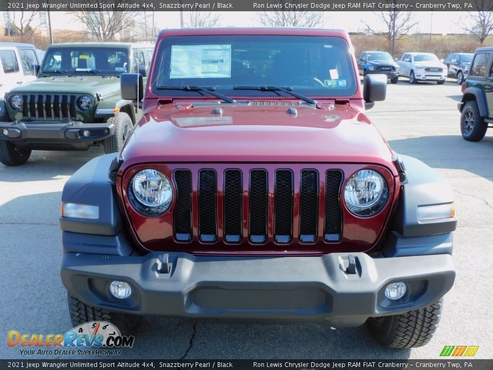 2021 Jeep Wrangler Unlimited Sport Altitude 4x4 Snazzberry Pearl / Black Photo #2