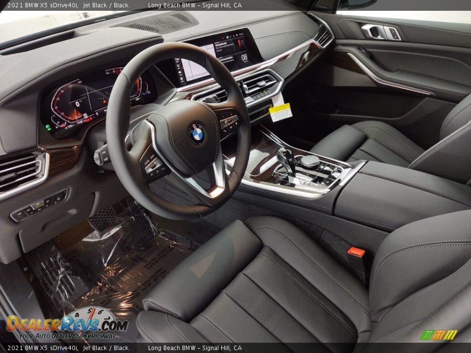 2021 BMW X5 sDrive40i Jet Black / Black Photo #12