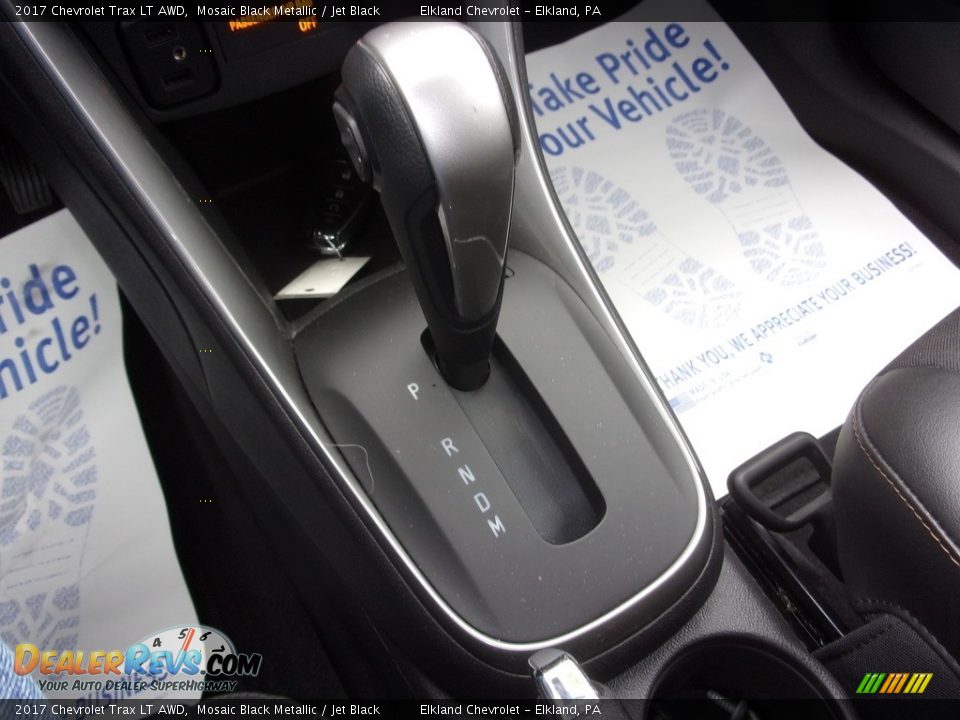 2017 Chevrolet Trax LT AWD Mosaic Black Metallic / Jet Black Photo #22