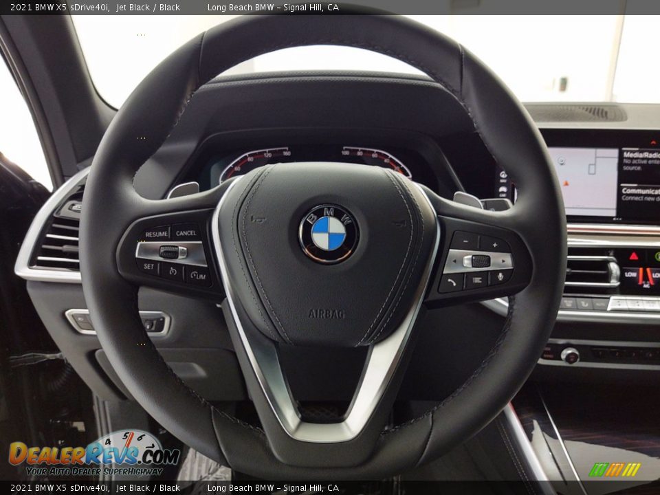 2021 BMW X5 sDrive40i Jet Black / Black Photo #14