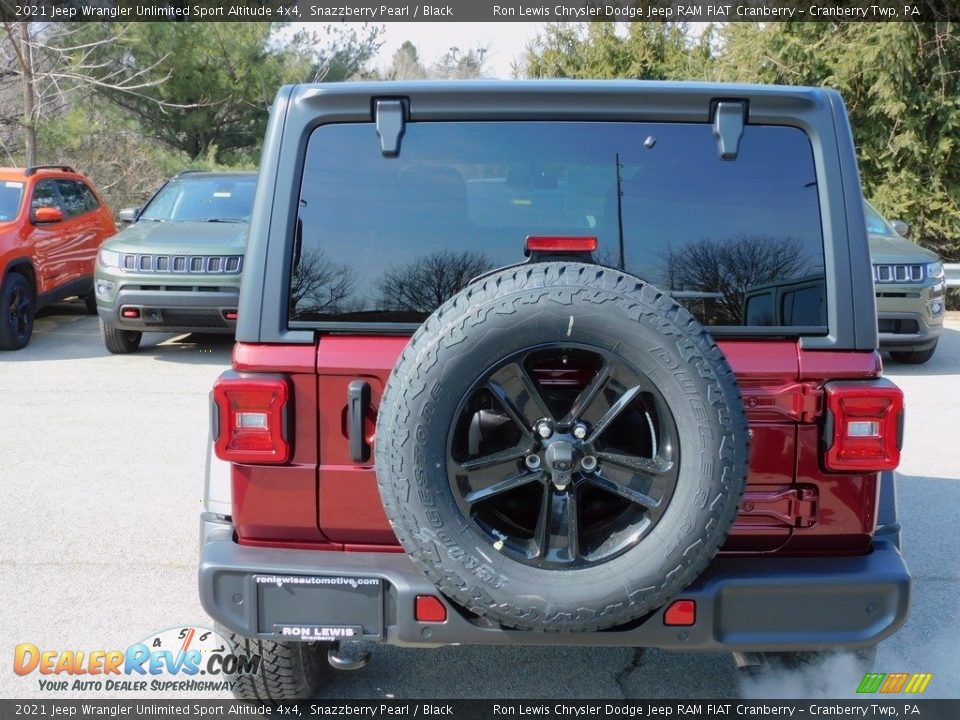 2021 Jeep Wrangler Unlimited Sport Altitude 4x4 Snazzberry Pearl / Black Photo #6