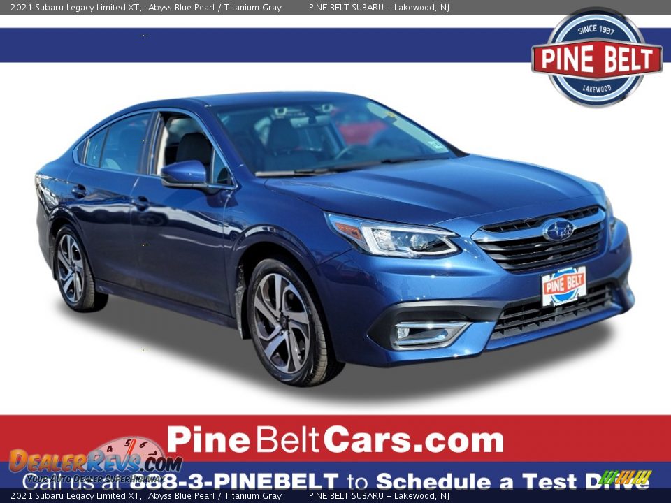 2021 Subaru Legacy Limited XT Abyss Blue Pearl / Titanium Gray Photo #1