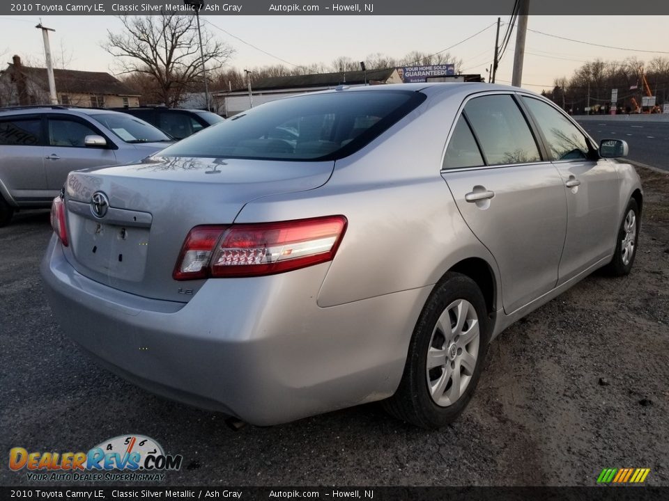 2010 Toyota Camry LE Classic Silver Metallic / Ash Gray Photo #3